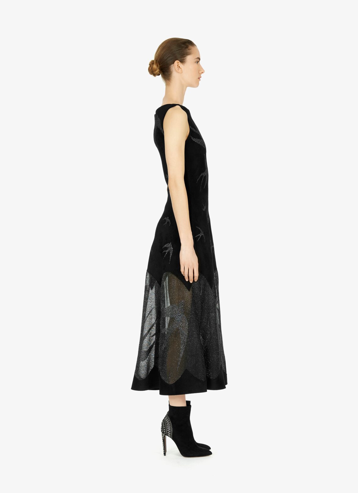 ALAÏA NEGRO/PLATEADO